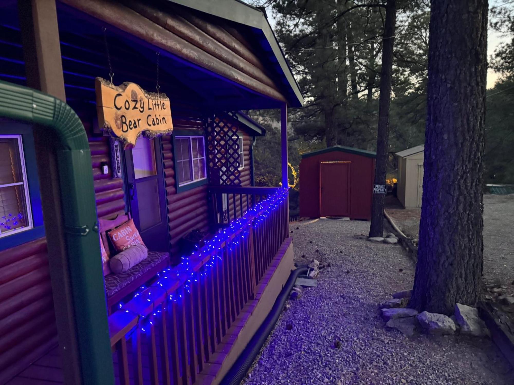 Gonzales Cozy Little Bear Cabin Ruidoso Exterior foto