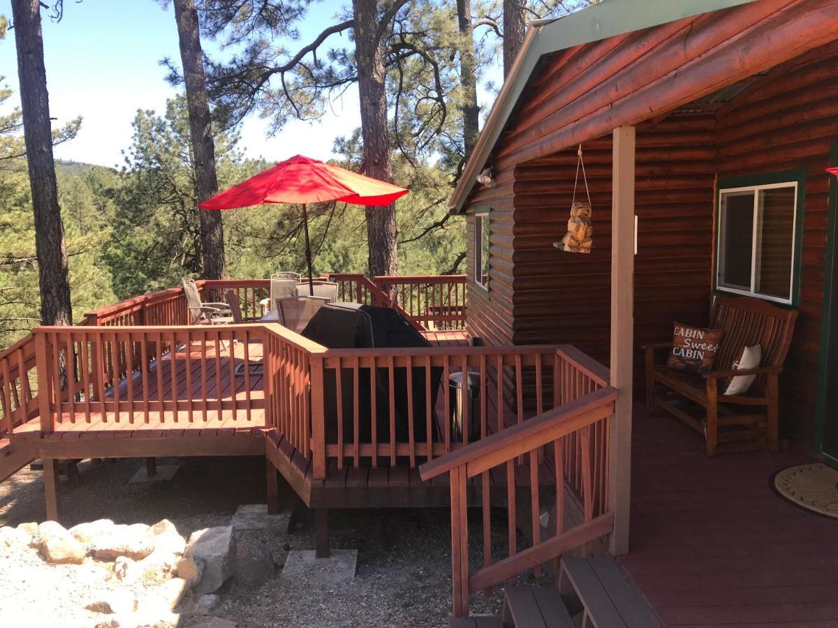 Gonzales Cozy Little Bear Cabin Ruidoso Exterior foto